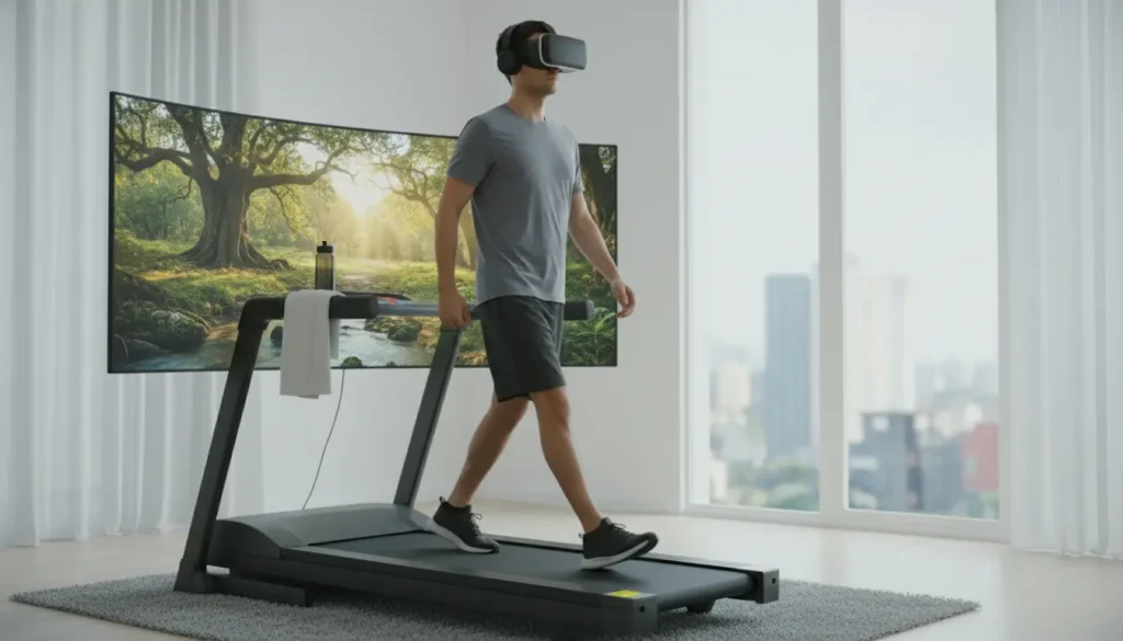 virtueel wandelen loopband