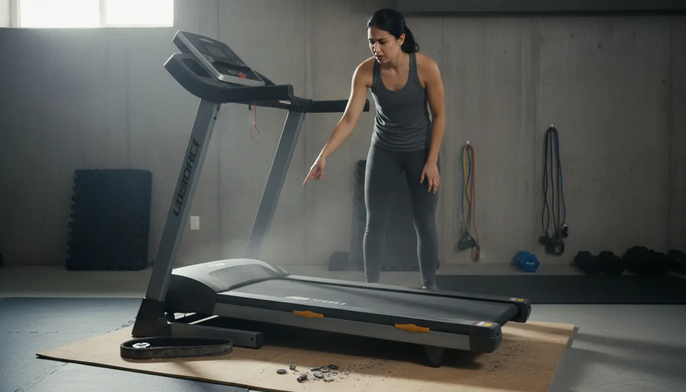 loopband maakt lawaai