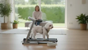 loopband kleine hond