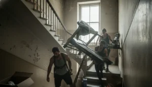 loopband naar boven tillen