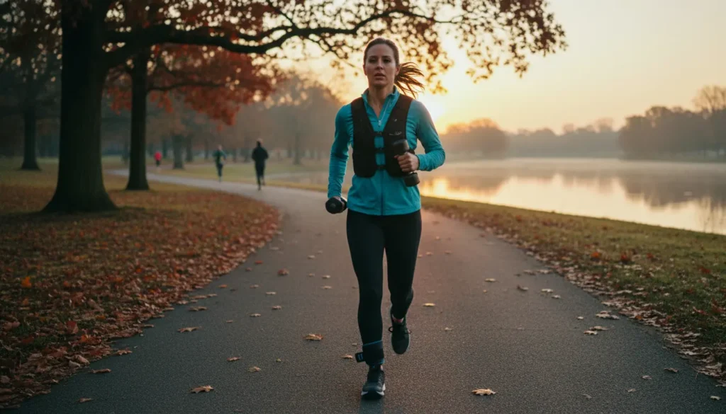 rennen met gewichten