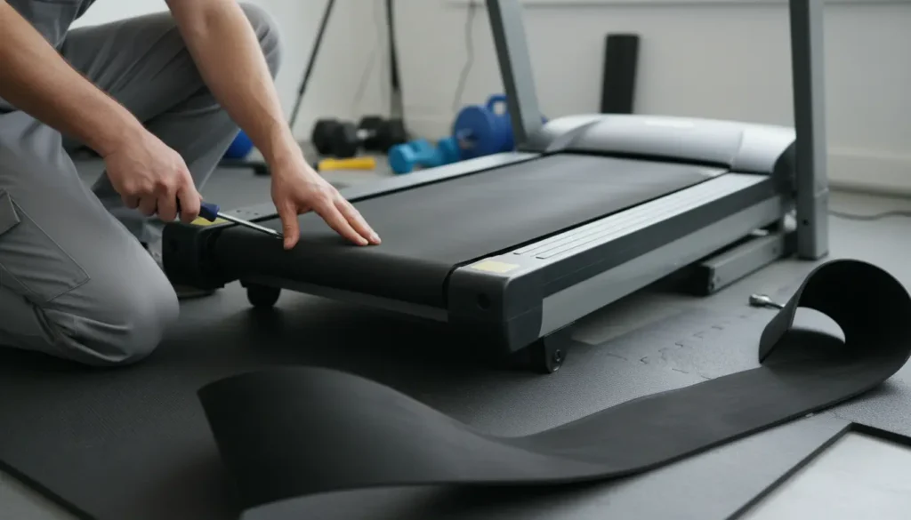 hardloopband vervangen