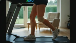 hardloopband en knieën