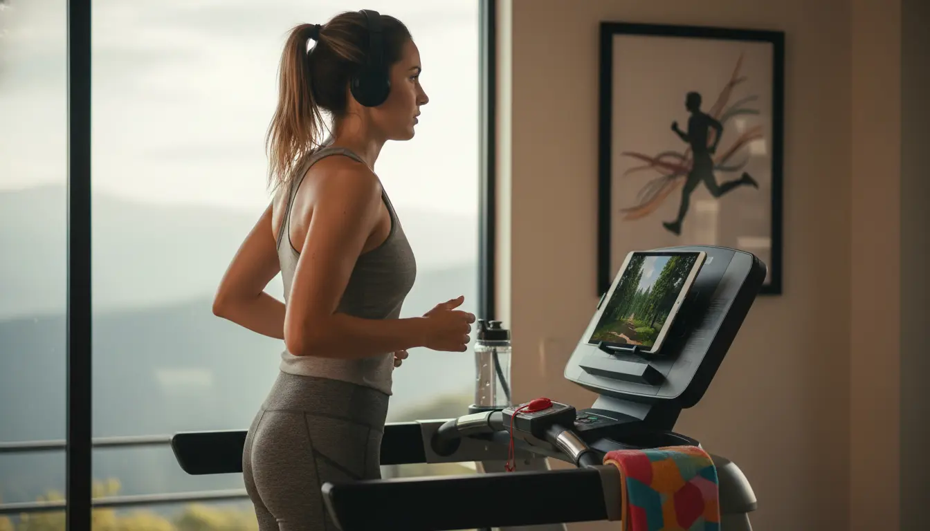 gemotiveerd blijven op hardloopband