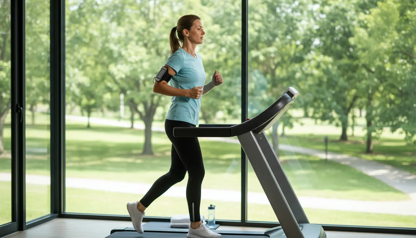 gezondheid trainen op hardloopband